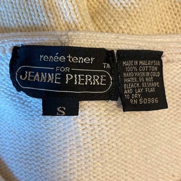 Vintage Renee Tener for Jeanne Pierre Sweater Size S - Picture 3 of 3